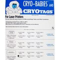 Diversified Biotech Cryo-Tags, Laser, 1 1/2x3/4", Orange, 1200/pk, 1200PK 247133-O